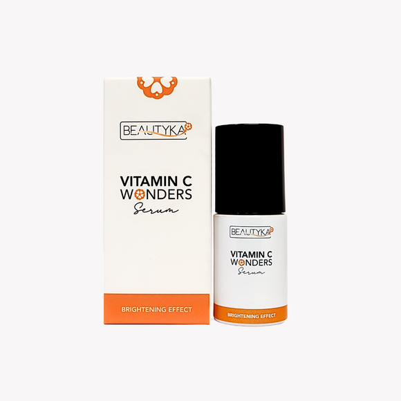 Vitamin C Wonders Serum is a powerful brightening and antiaging treatment. It boosts collagen, firms the skin and prevents<br data-mce-fragment=
