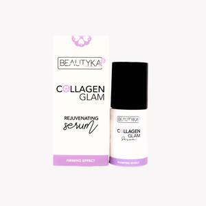 Turn back time with Collagen Glam Serum. This special serum helps minimize the look of fine lines and wrinkles while improving skin's overall elasticity, tone and texture. Collagen Glam Serum is packed with collagen and elastin blend to help strengthen and firm aging skin's outer structure.